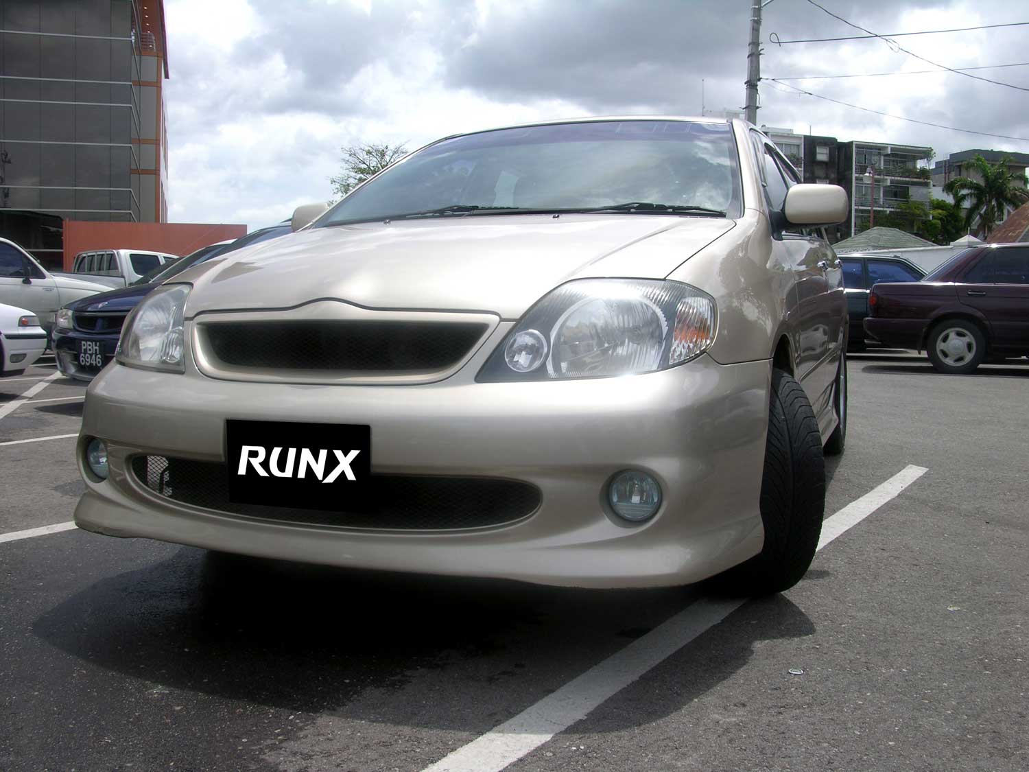 Toyota corolla runx тюнинг