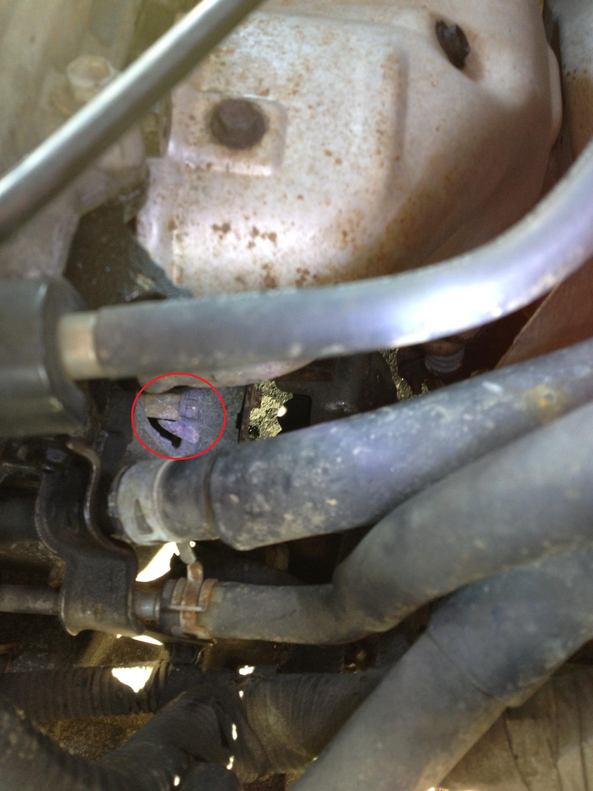 Engine Block Coolant Drain On 2000 Corolla 7a-fe