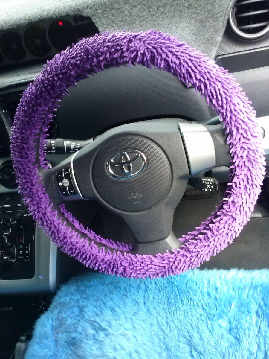 Purple Shag Pile Steering Wheel Cover Member's Gallery Toyota Owners Club Australia